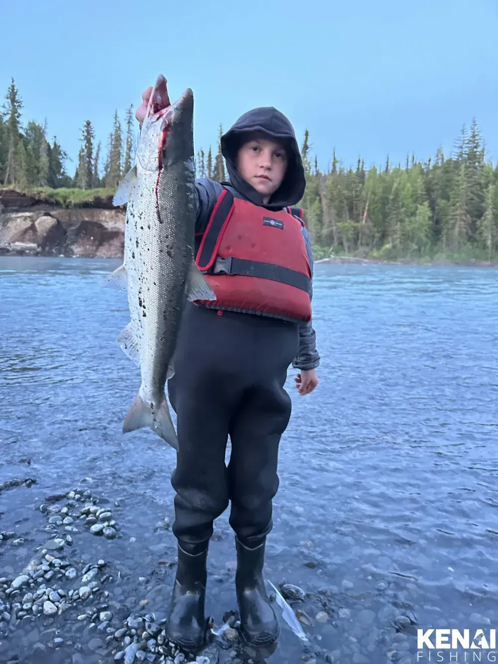 Half day Kenai salmon fishing trip