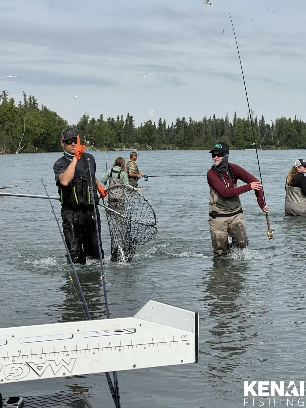 3/4 day Kenai salmon fishing trip