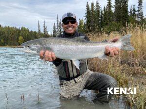 Woman Fly Fishing Alaska Rainbow Trout Stock Photo - Image of green,  boating: 265091250